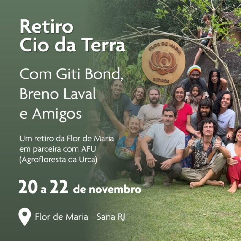 Retiro Cio da Terra na Flor de Maria, Sana RJ