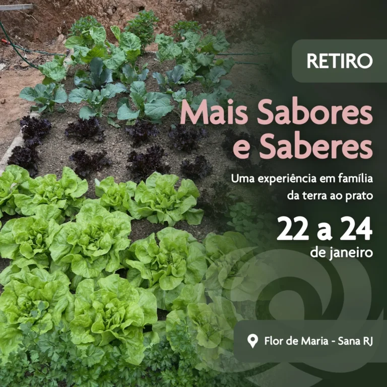 Retiro Mais Sabores e Saberes na Flor de Maria, RJ