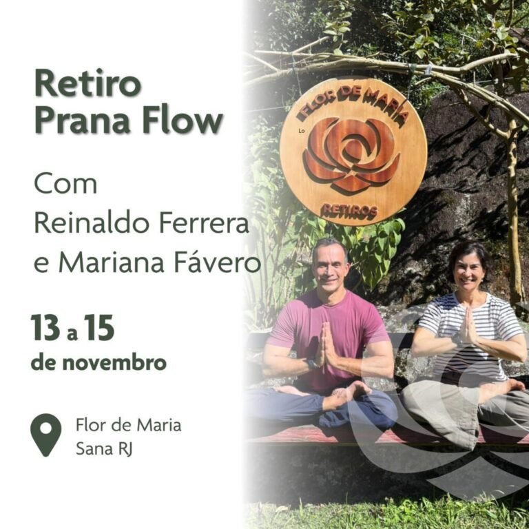 Retiro Prana Flow na Flor de Maria